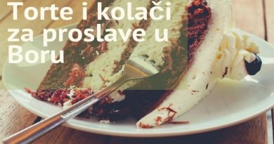 Torte i kolači za proslave u Boru